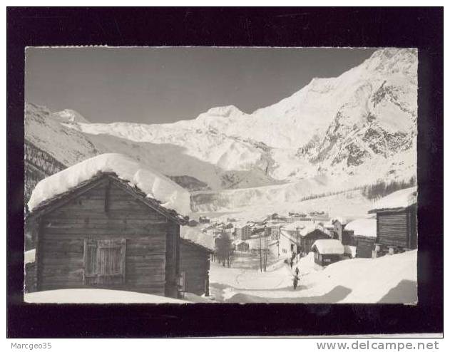 Saas-fee 1790m. Allalinhorn Alphubel Täschhorn édit. Klopfenstein N° 8333 - Täsch