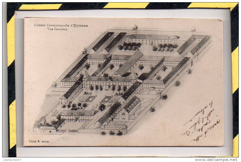 VILLENEUVE-SUR-LOT. - . EYSSES - COLONIE CORRECTIONNELLE. VUE CAVALIERE - Villeneuve Sur Lot