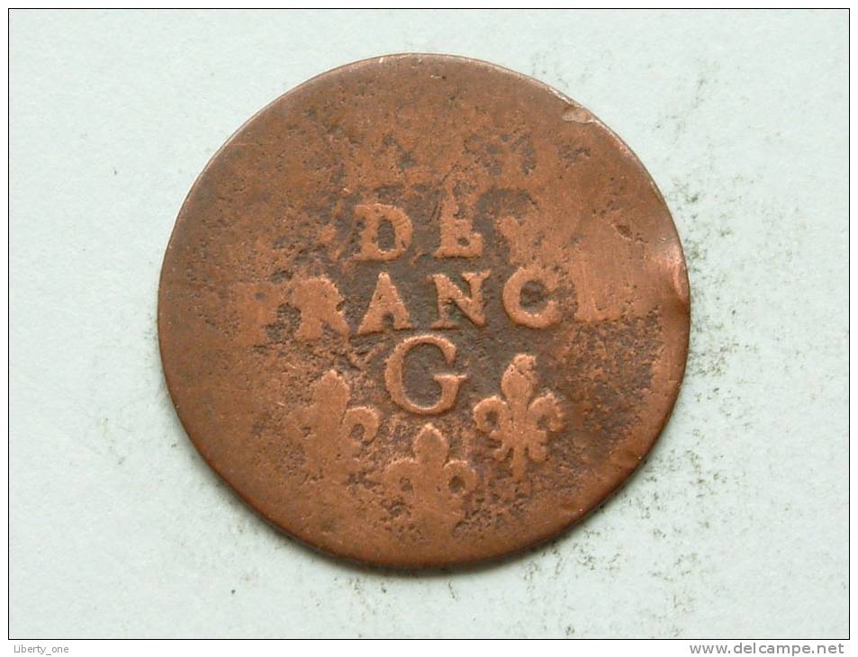 LIARD DE FRANCE ( C Ou G ) 16?? / KM ? ( Uncleaned Coin / For Grade, Please See Photo ) !! - 1643-1715 Louis XIV Le Grand