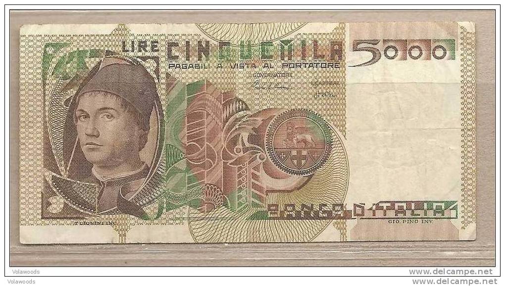 Italia - Banconota Circolata Da 5.000 £ - 1980 - 5000 Liras