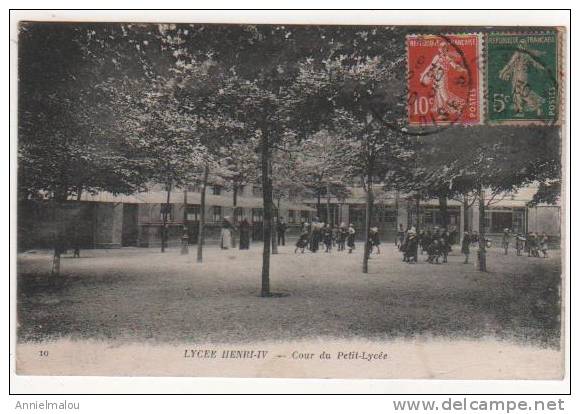 LYCEE  HENRI-IV  -  La COUR DU PETIT- LYCEE - Onderwijs, Scholen En Universiteiten