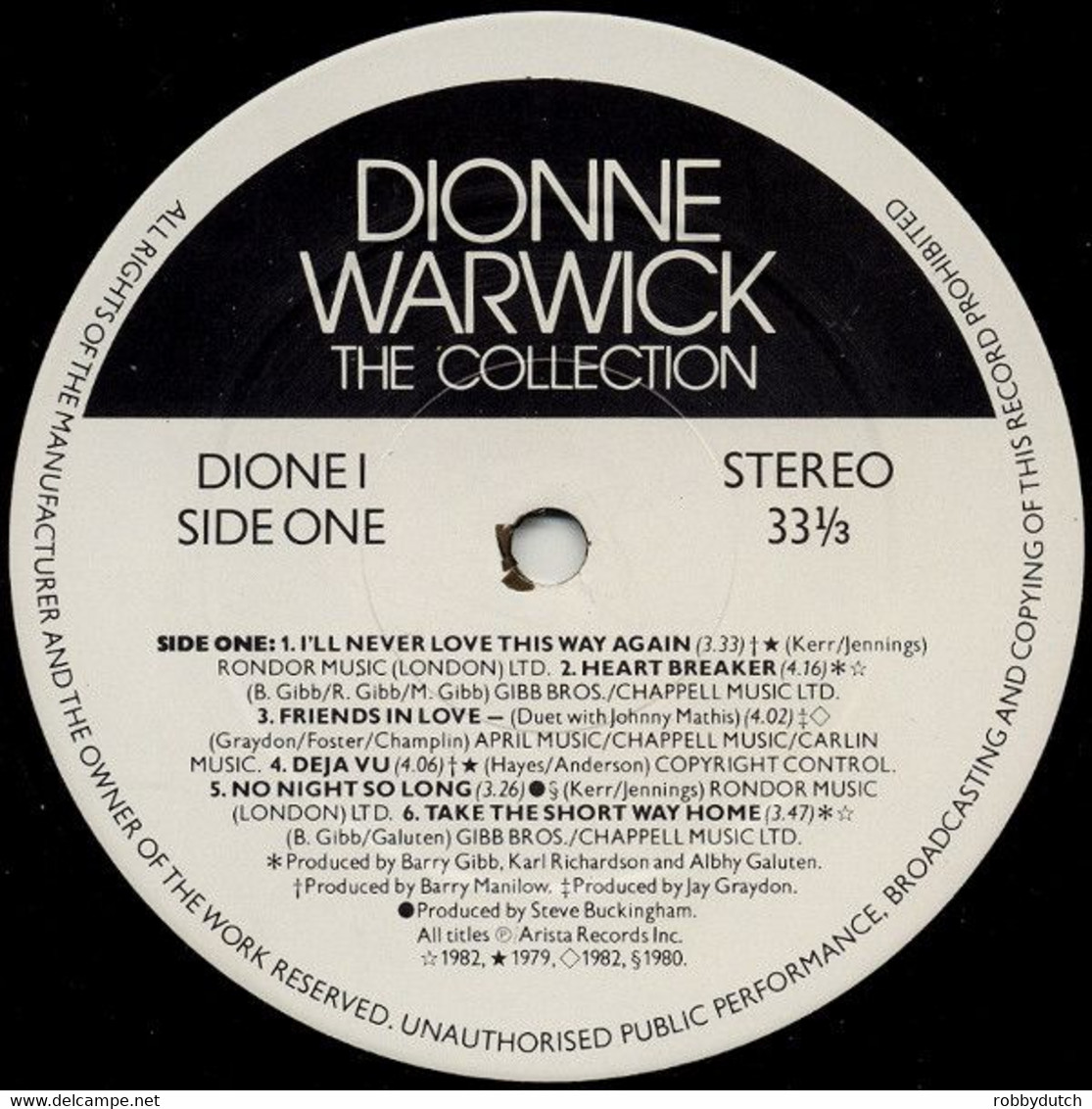 * 2LP *  DIONNE WARWICK - THE COLLECTION (England 1983 EX-!!!) - Soul - R&B