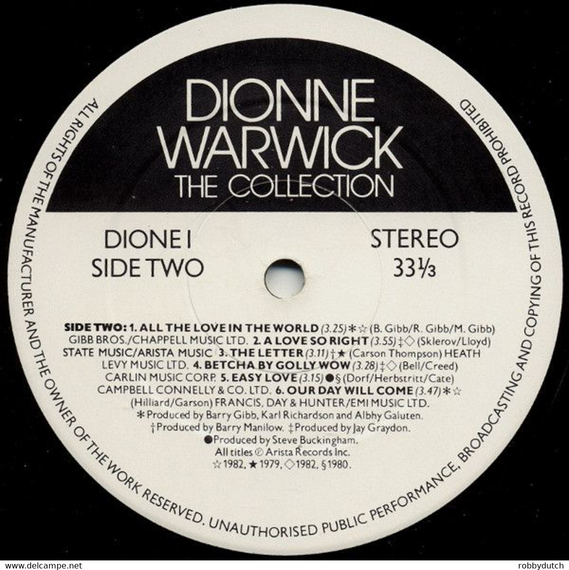 * 2LP *  DIONNE WARWICK - THE COLLECTION (England 1983 EX-!!!)