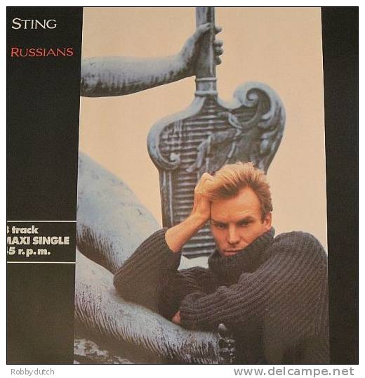 * 12" EP *  STING - RUSSIANS (Germany 1985 EX-!!!) - 45 Toeren - Maxi-Single