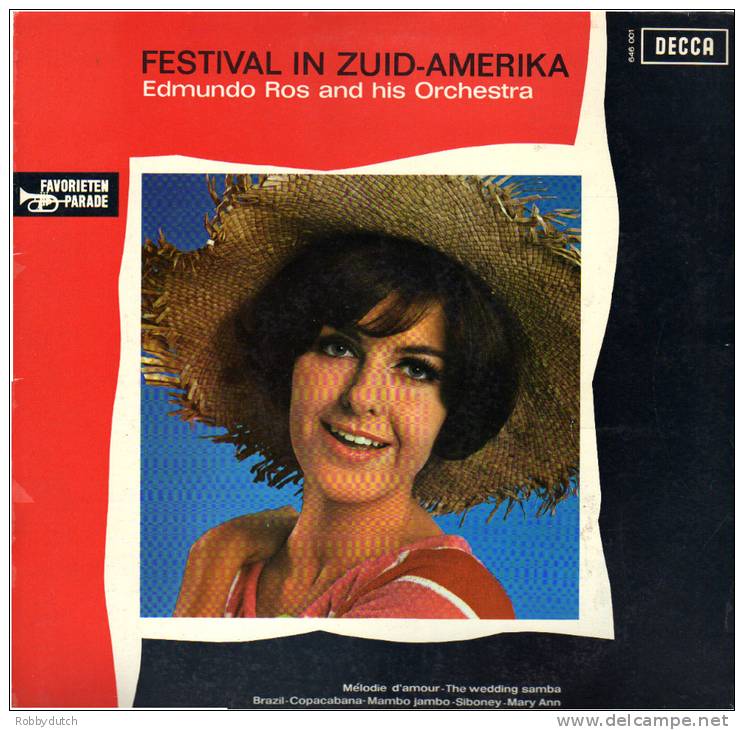 * LP *  EDMUNDO ROS - FESTIVAL IN ZUID-AMERIKA - Instrumental