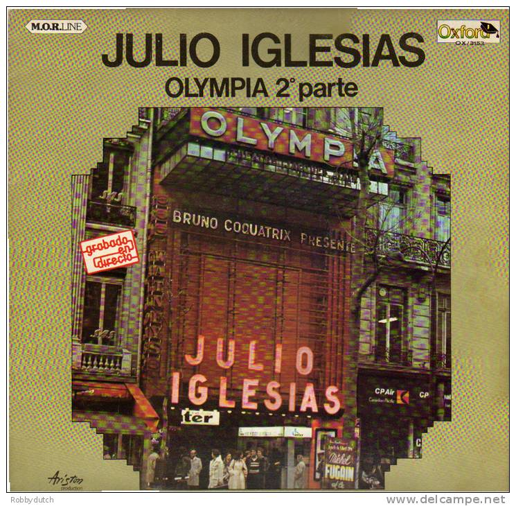 * LP *  JULIO IGLESIAS EN EL OLYMPIA  2nd Parte (Spain 1979) - Otros - Canción Española