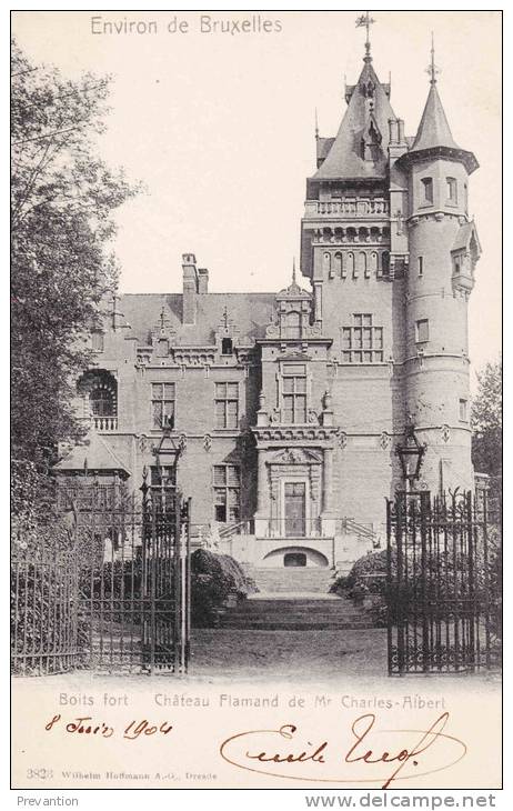 BOITSFORT - Château Flamand De Monsieur Charles-Albert - Superbe Carte - Watermaal-Bosvoorde - Watermael-Boitsfort