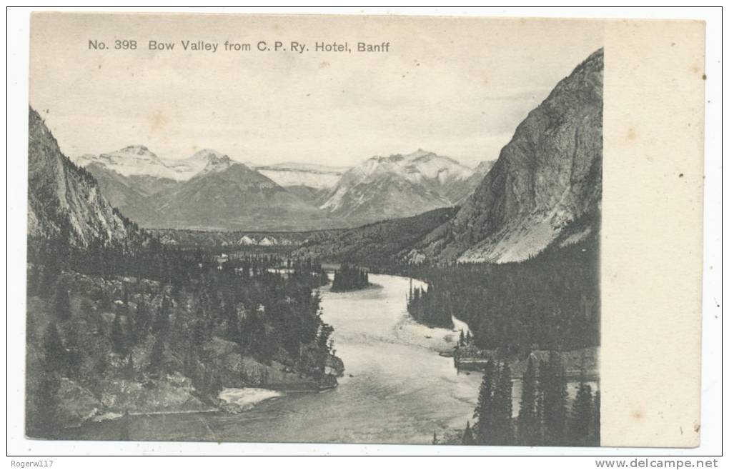 Bow Valley From C.P. Railway Hotel, Banff - Banff
