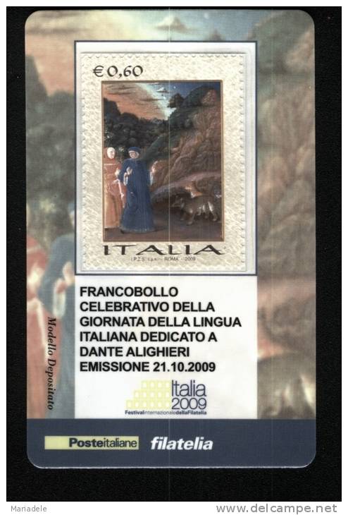 Italia 2009, Giornata Della Lingua Italiana (**) - Philatelistische Karten