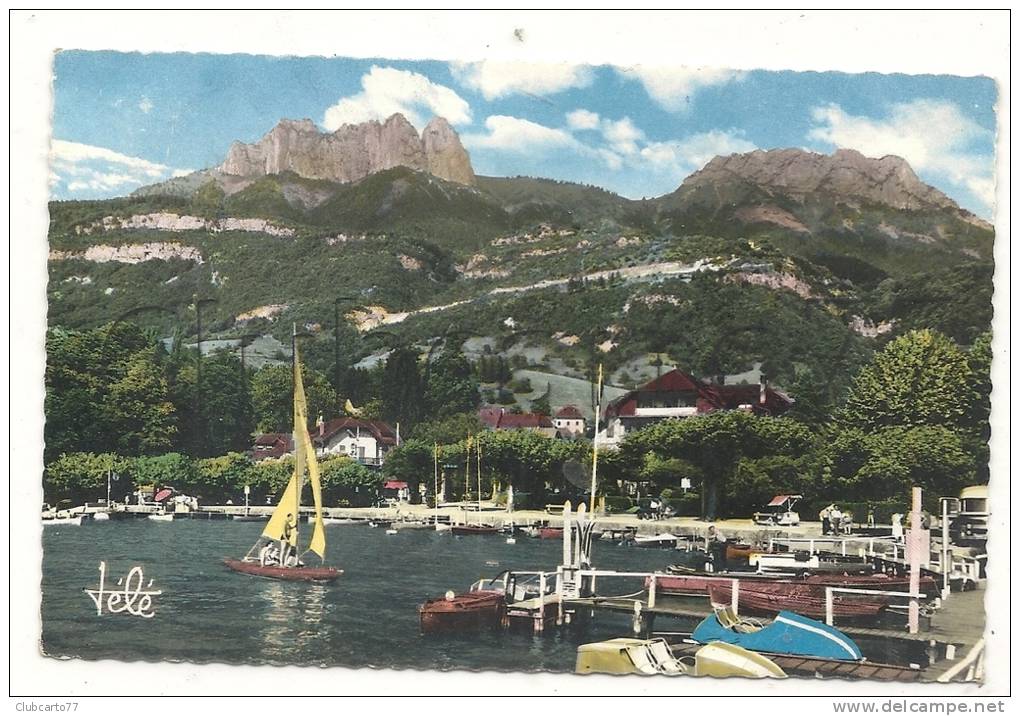 Talloires (74) : Le Port En 1955 (animée). - Talloires