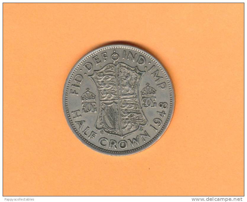 Great Britain UK Half Crown 1/2 King George VI 1948 - K. 1/2 Crown