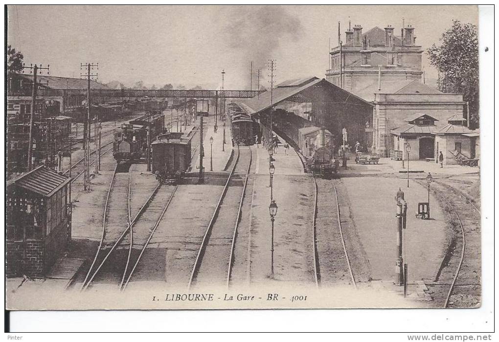 LIBOURNE - La Gare - Train - Libourne