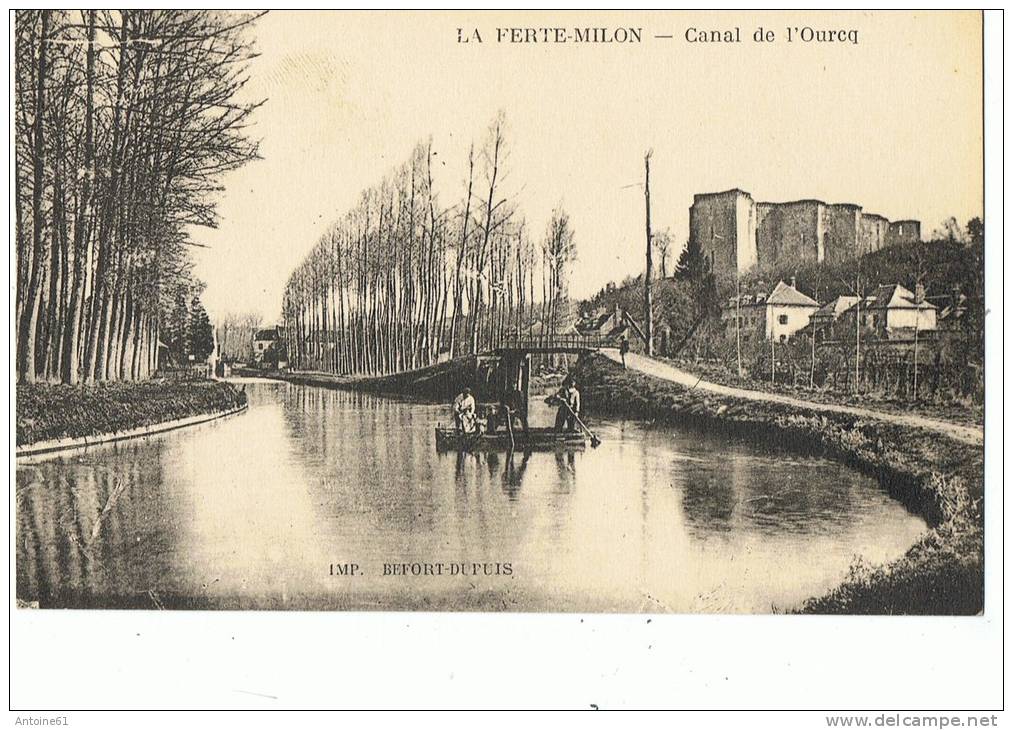 LA-FERTE-MILLON --Canal De L'Ourq" - Autres & Non Classés