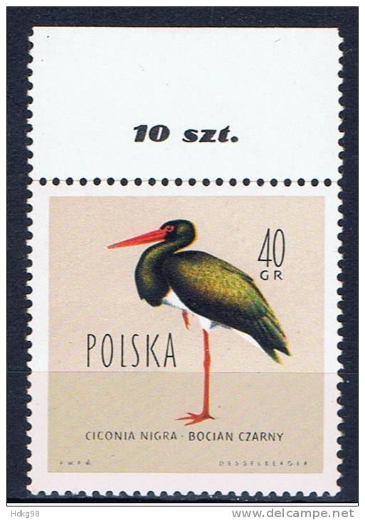 PL Polen 1960 Mi 1200 Mnh Storch - Unused Stamps