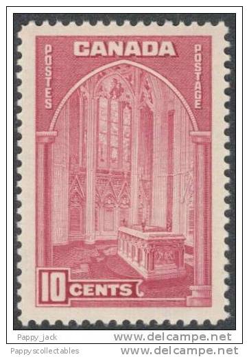 Canada  # 241 Memorial Chamber Mint Light Hinge 1938 Pictorial Issue - Neufs