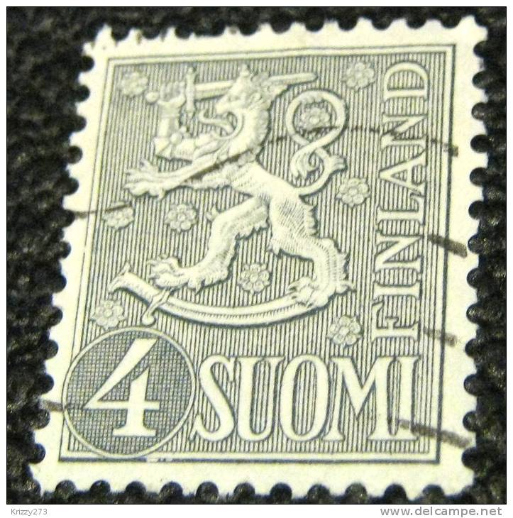 Finland 1954 Lion 4m - Used - Used Stamps