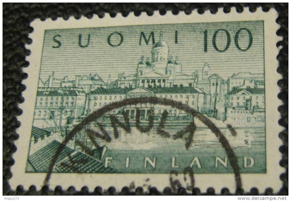 Finland 1956 Helsinki Harbour 1m - Used - Used Stamps