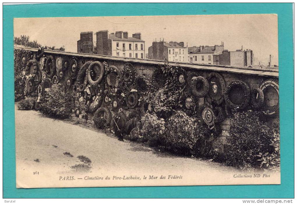 PARIS 20 --> Cimetière Du Père Lachaise, Le Mur Des Fédérés - Distrito: 20
