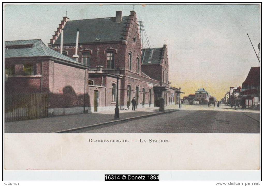 16314g STATION - GARE - Blankenberghe - Blankenberge