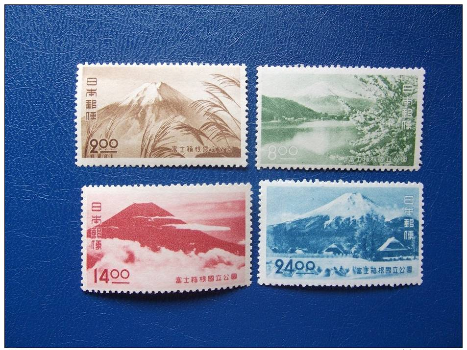 JAPON SERIE  COMPLETA    SCOTT: 460/63 ** MNH 1949 - Unused Stamps