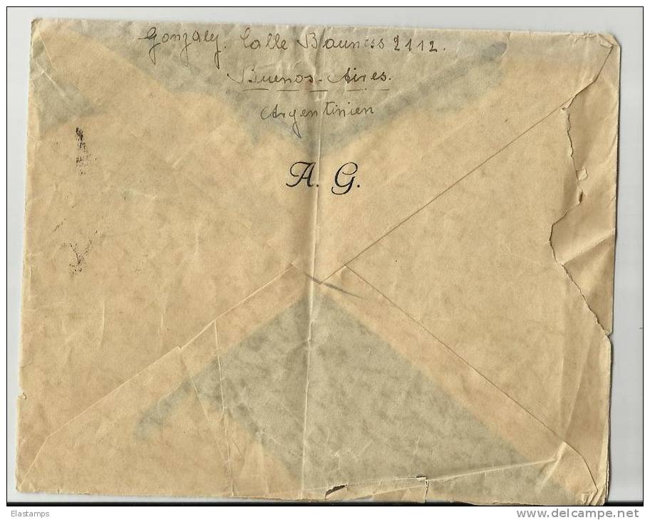 =Argentina 1935  Brief  Nach Schweiz - Lettres & Documents