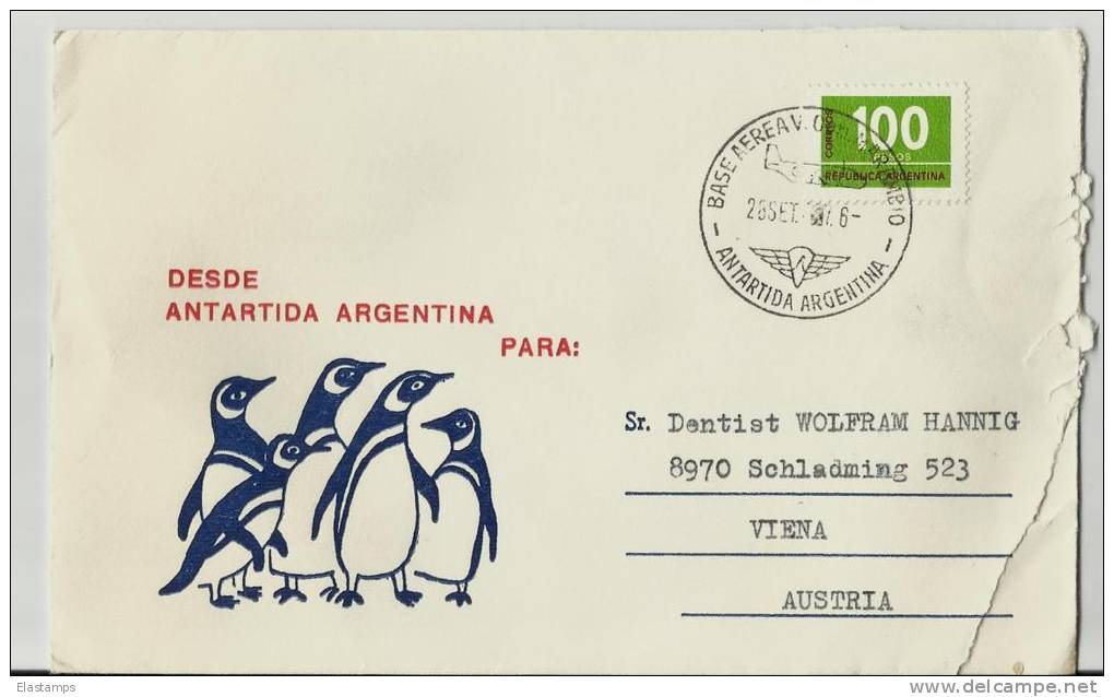 =Argentina 1976 Brief  Nach Austria - Briefe U. Dokumente