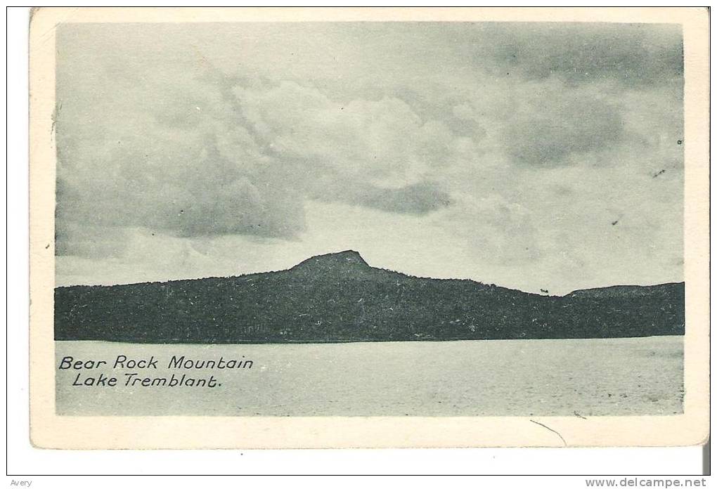 Bear Rock Mountain, Lake Tremblant, Quebec  "Lake Breeze", Lac Mercier, Que., Is Open The Year Round - Autres & Non Classés