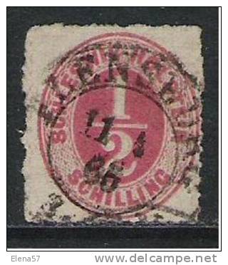 470-ALEMANIA 1865 ESTADO SCHLESWIG HOLSTEIN Nº3.55,00€. SELLO CLASICO ALEMANIA 1865 ANTIGUO ESTADO SCHLESWIG HOLSTEIN Nº - Schleswig-Holstein