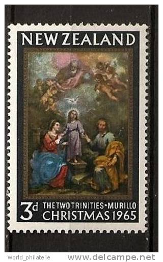 Nouvelle Zélande 1965 N° 433 ** Noël, Murillo, Les Deux Trinités, Anges, Jésus, Marie - Ungebraucht