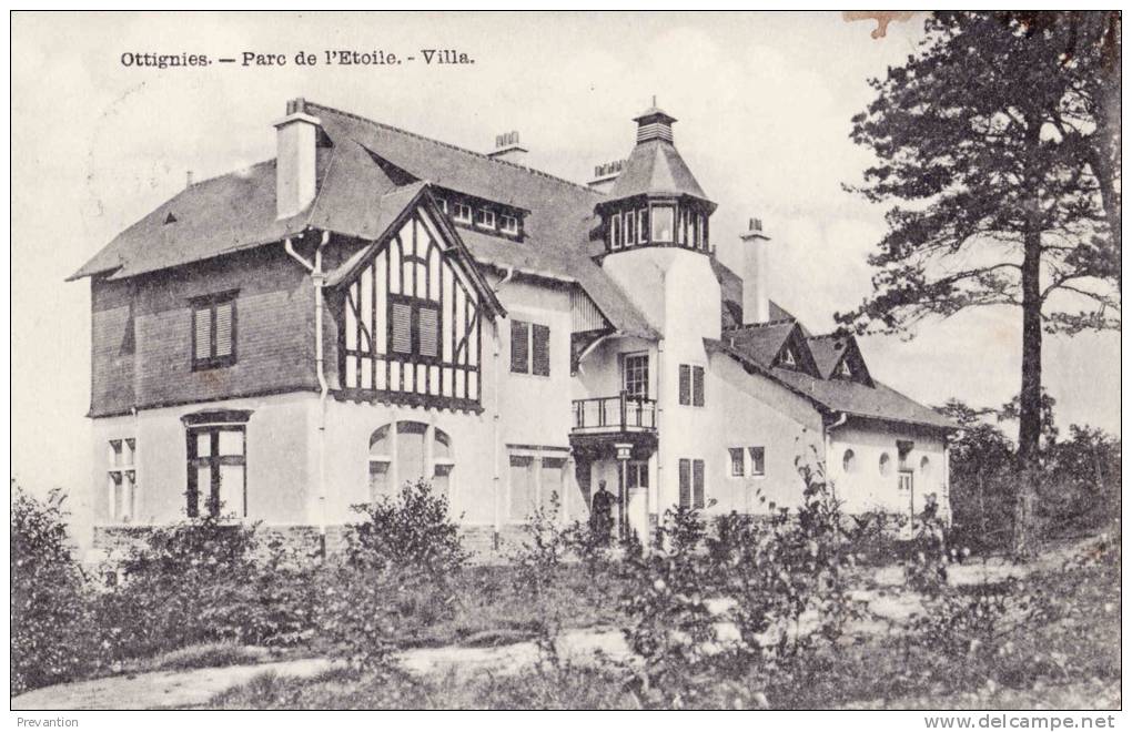 OTTIGNIES - Parc De L'Etoile - Villa - Carte Circulée 1928 - Ottignies-Louvain-la-Neuve