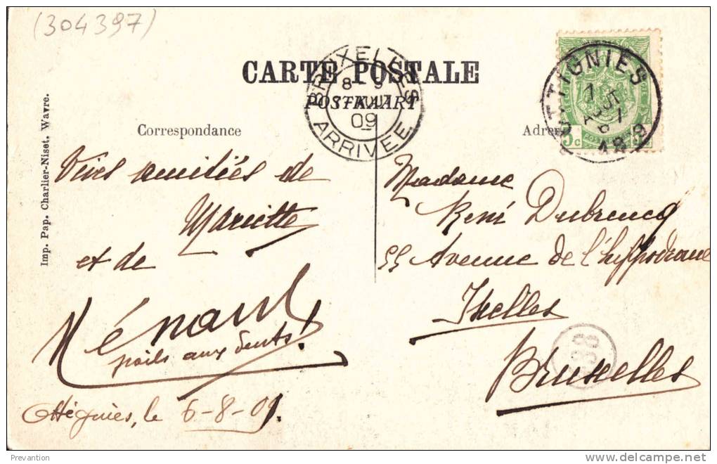 OTTIGNIES - Parc De L'Etoile - Villa - Carte Circulée 1928 - Ottignies-Louvain-la-Neuve