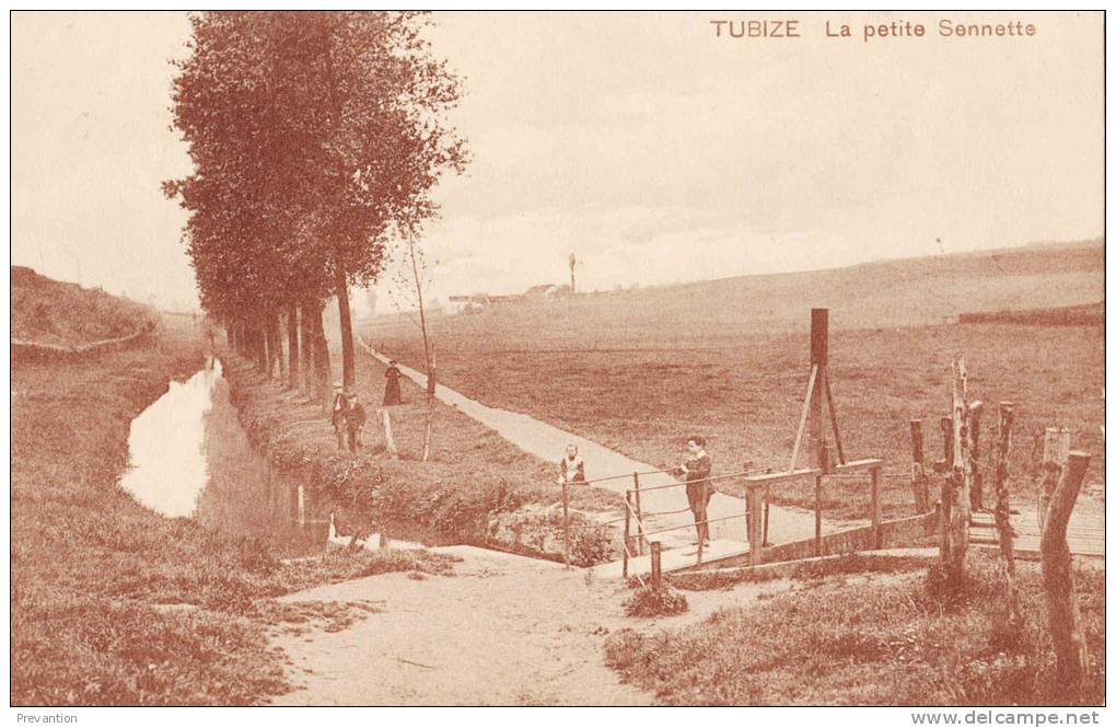 TUBIZE - La Petite Sennette - Belle Carte Animée Et Circulée 1912 - Tubize