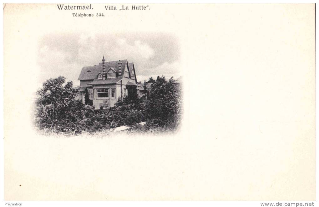 WATERMAEL - Villa "La Hutte" - Belle Carte - Watermael-Boitsfort - Watermaal-Bosvoorde