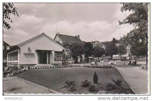 Gummersbach Bismarckplatz Parkhaus Omnibus Kleinformat Sw 9.10.1956 - Gummersbach