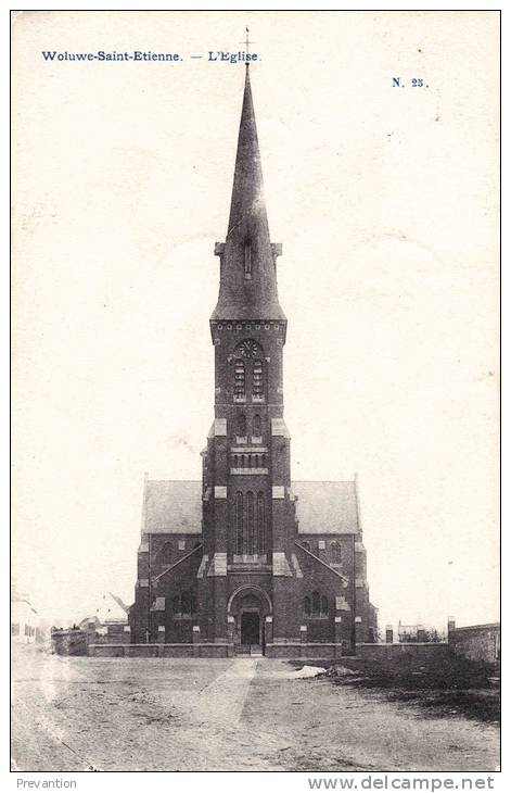 WOLUWE SAINT ETIENNE - L'Eglise - Carte Circulée 1906 - Zaventem