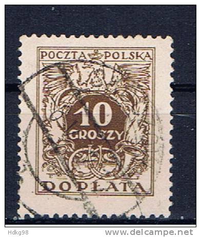 PL+ Polen 1924 Mi 69 Portomarke - Strafport