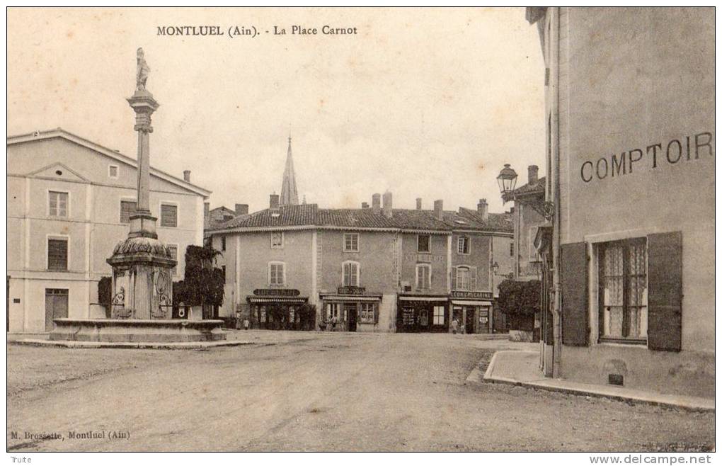 MONTLUEL LA PLACE CARNOT - Montluel