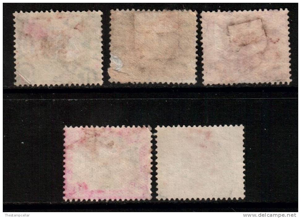 Federated Malay States 1904 Multiple Crown Range To 10c  Used - Federated Malay States