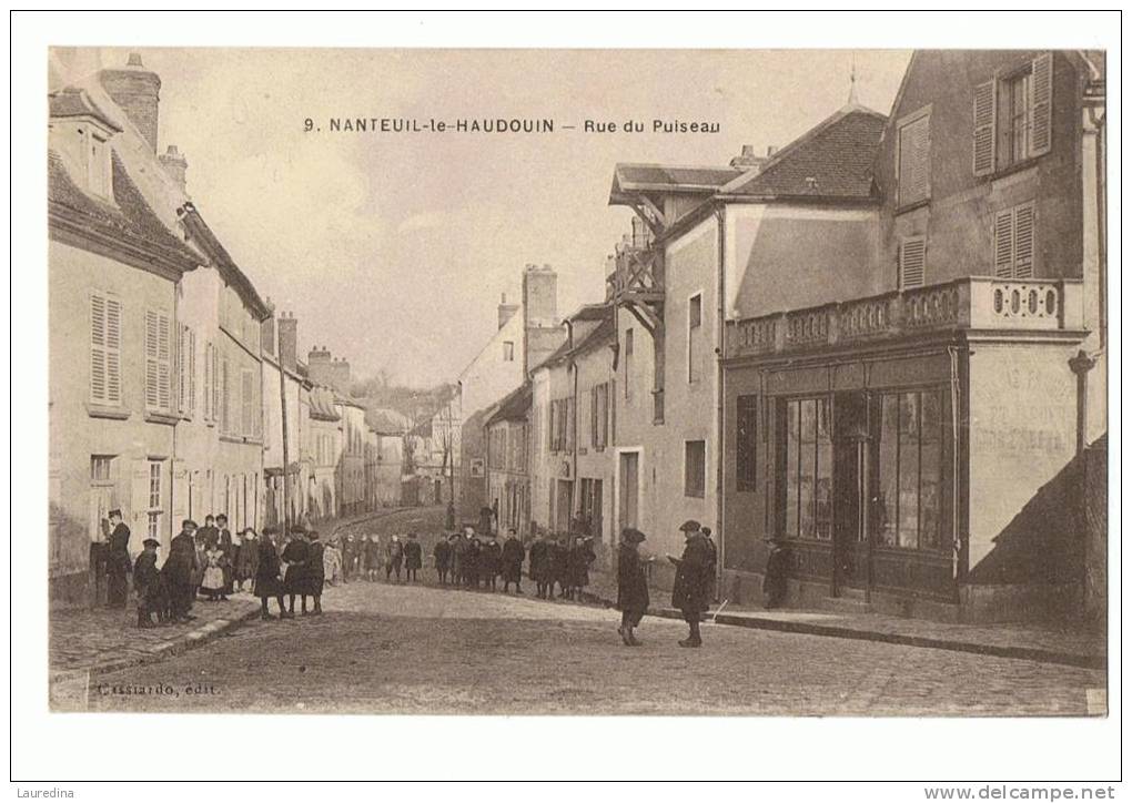 CP  NANTEUIL LE HAUDOUIN N°9 RUE DU PUISEAU    - ECRITE EN 1918 - Nanteuil-le-Haudouin