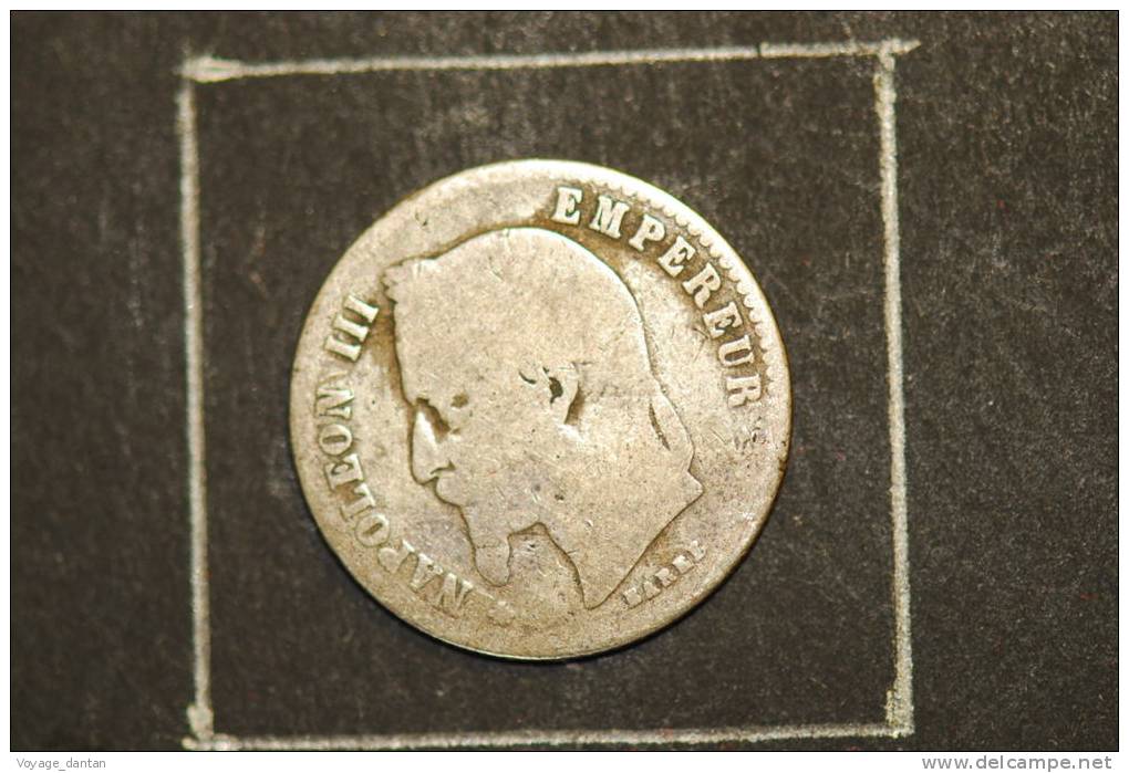 Monnaie, France, 50 Centimes Napoleon III 1865 A Argent - 50 Centimes