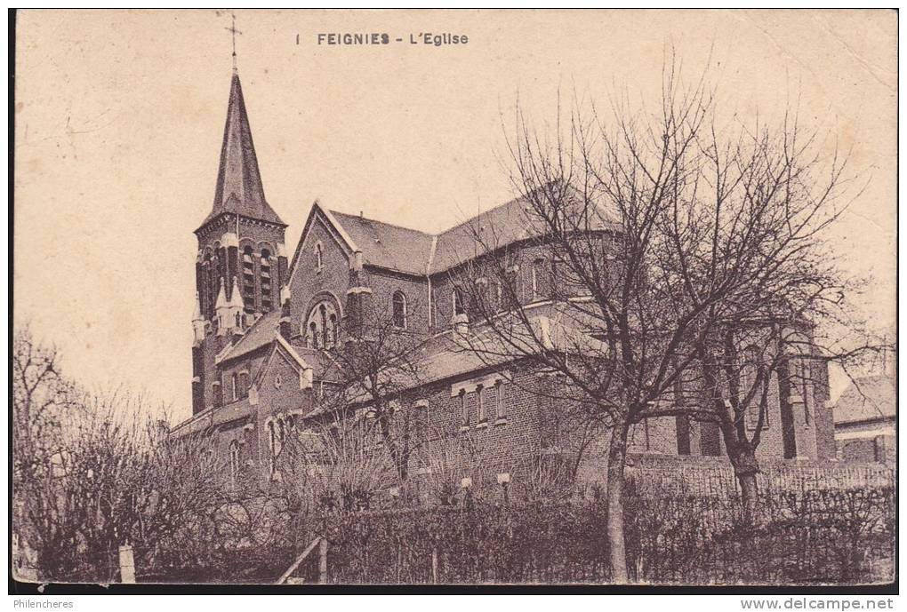 CPA - (59) Feignies - L'église - Feignies