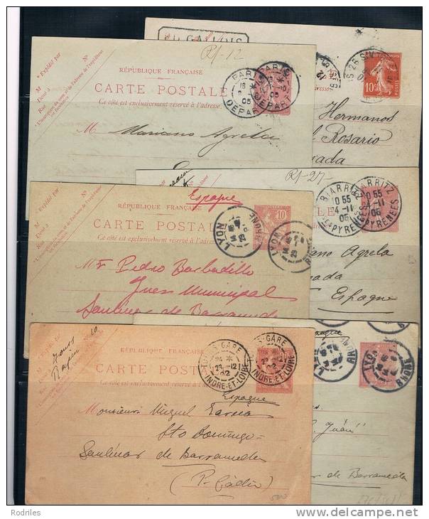 Historia Postal. Francia - Lots Et Collections : Entiers Et PAP