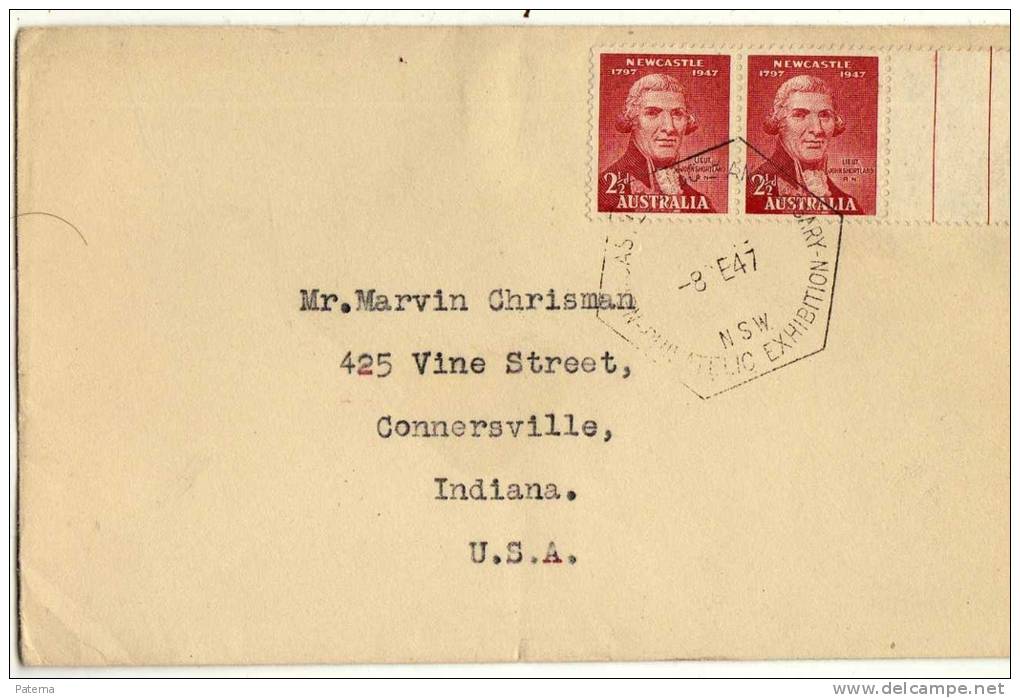 3483  Carta Australia 1947 - Briefe U. Dokumente