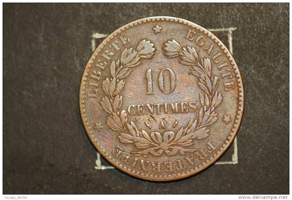 Monnaie, France, 10 Centimes Ceres 1882 A - Autres & Non Classés