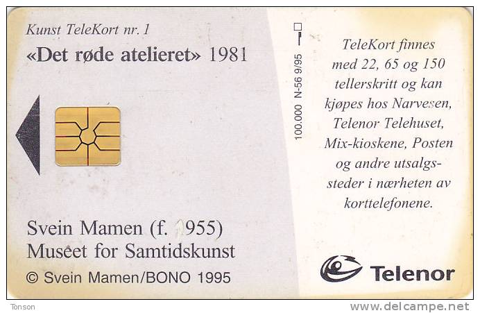 Norway, N056, Mamen, Painting, Chip : Gem1Bb, 2 Scans. . - Norway