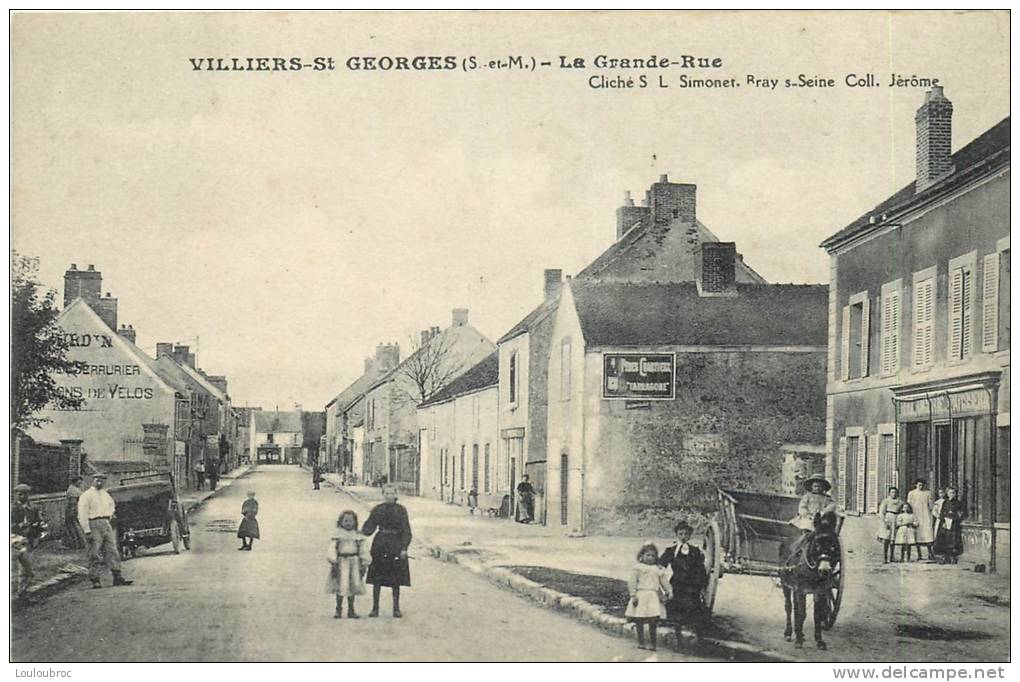 77 VILLIERS SAINT GEORGES LA GRANDE RUE - Villiers Saint Georges