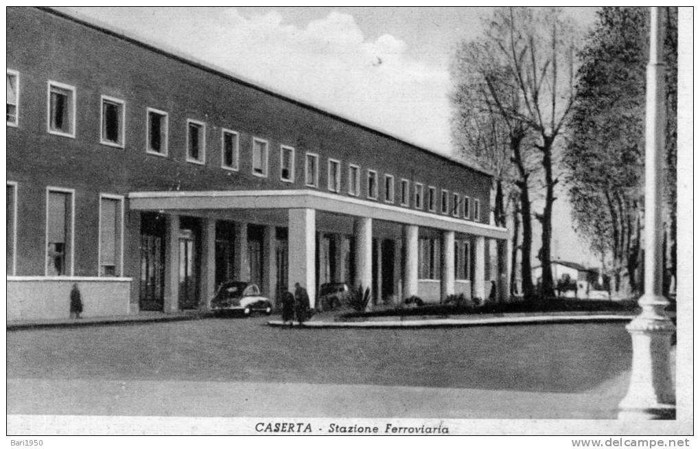 Bellissima Cartolina  D´epoca  "  Caserta -  Stazione Ferroviaria  " - Caserta