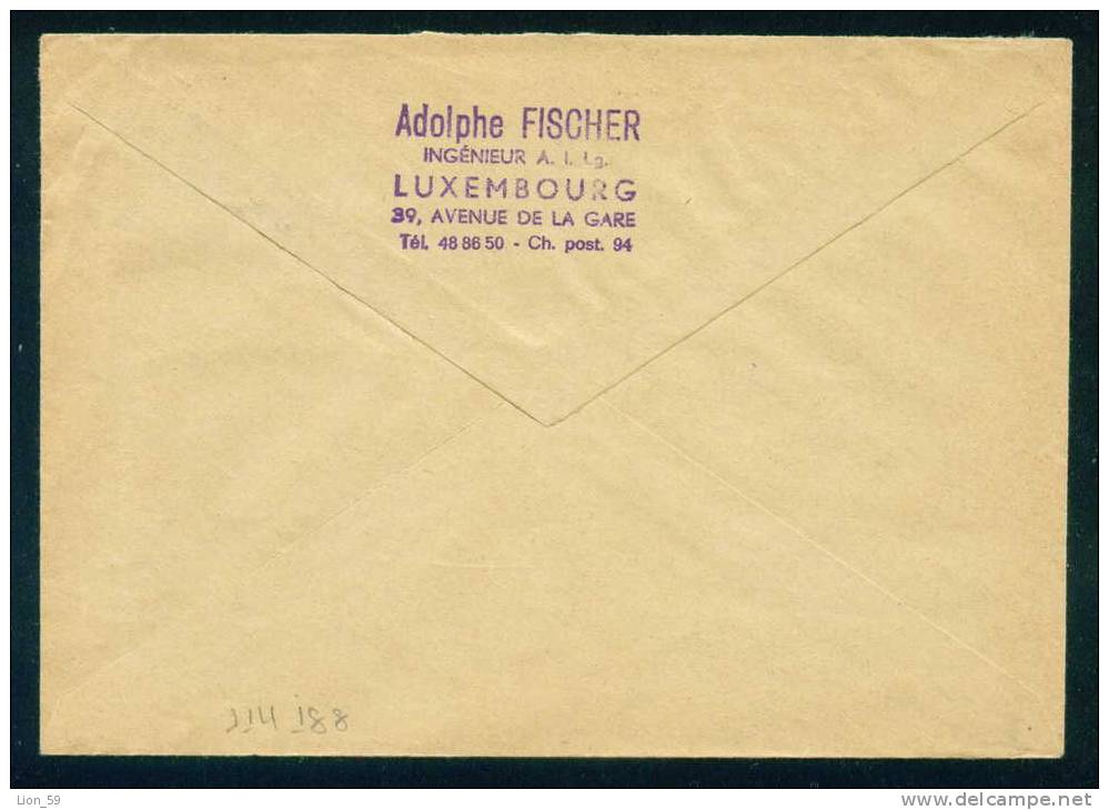 114188  Cover Lettre Brief 1974 - FLAMME , LE VIGNOBLE - Luxembourg Luxemburg Lussemburgo - Briefe U. Dokumente