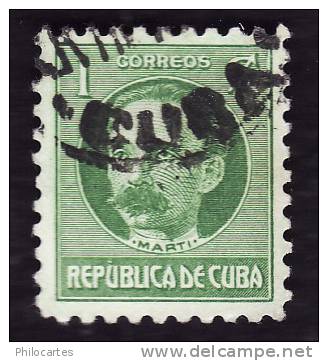 CUBA  1917  -  YT  175 - Marti    - Oblitéré - Usados