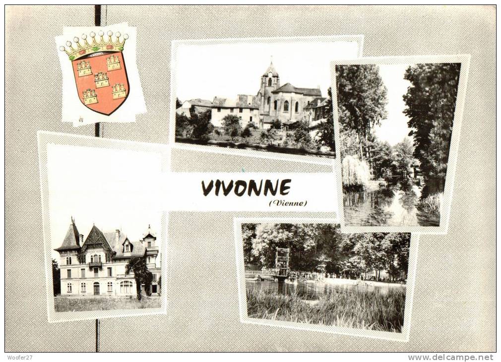 CPSM  VIVONNE     Multivues - Vivonne